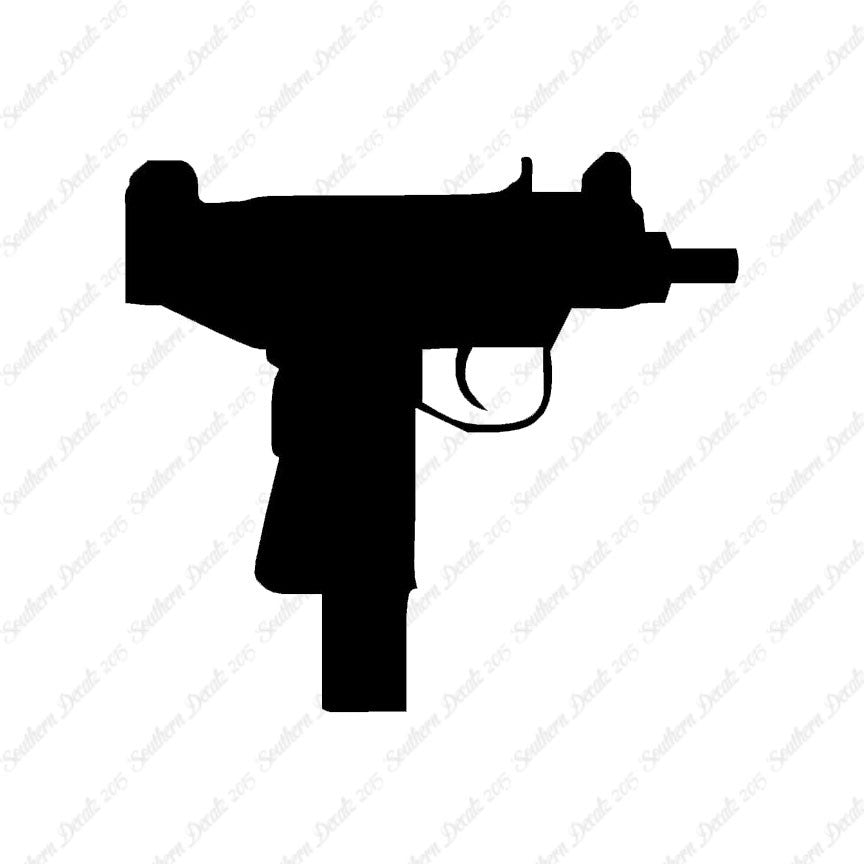 Automatic Uzi Silhouette