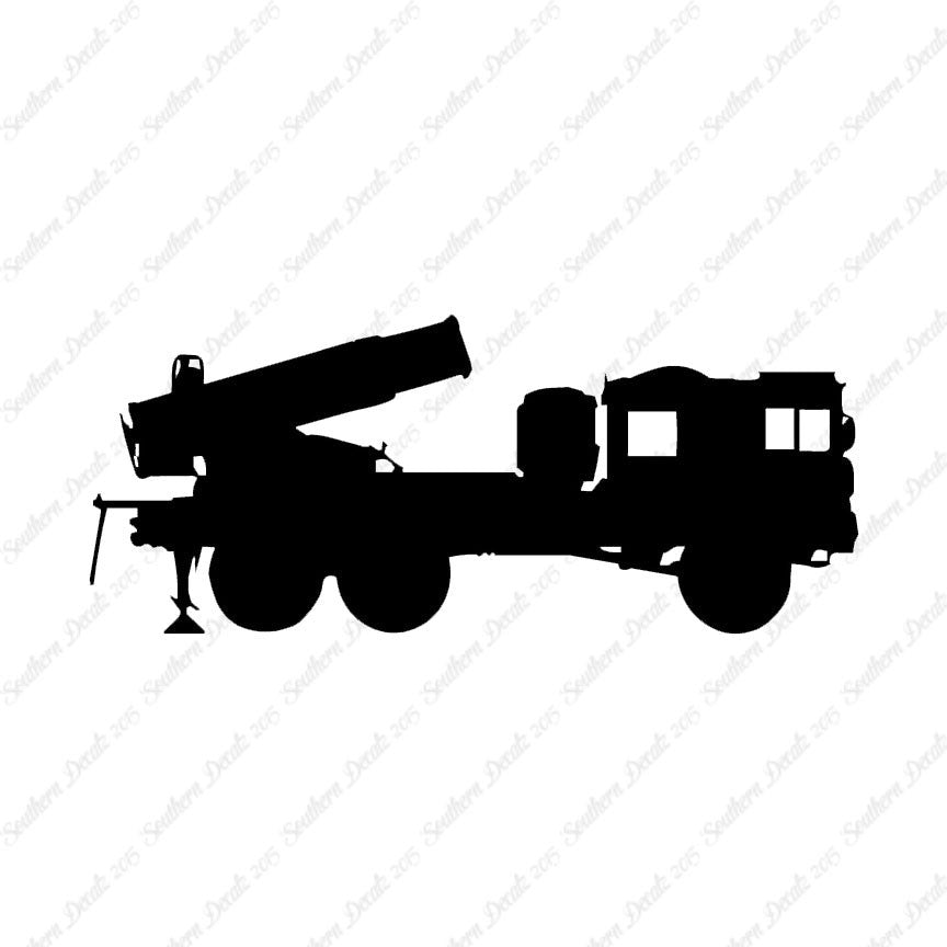 Russian Rocker Launcher Military Truck