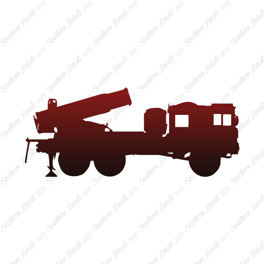 Russian Rocker Launcher Military Truck
