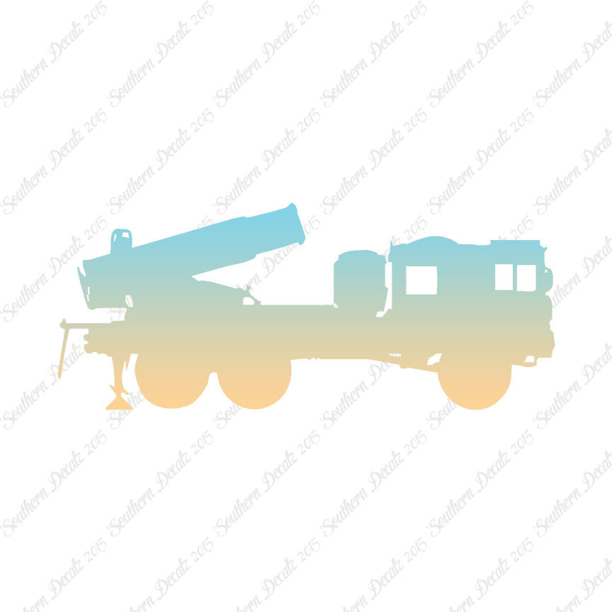 Russian Rocker Launcher Military Truck
