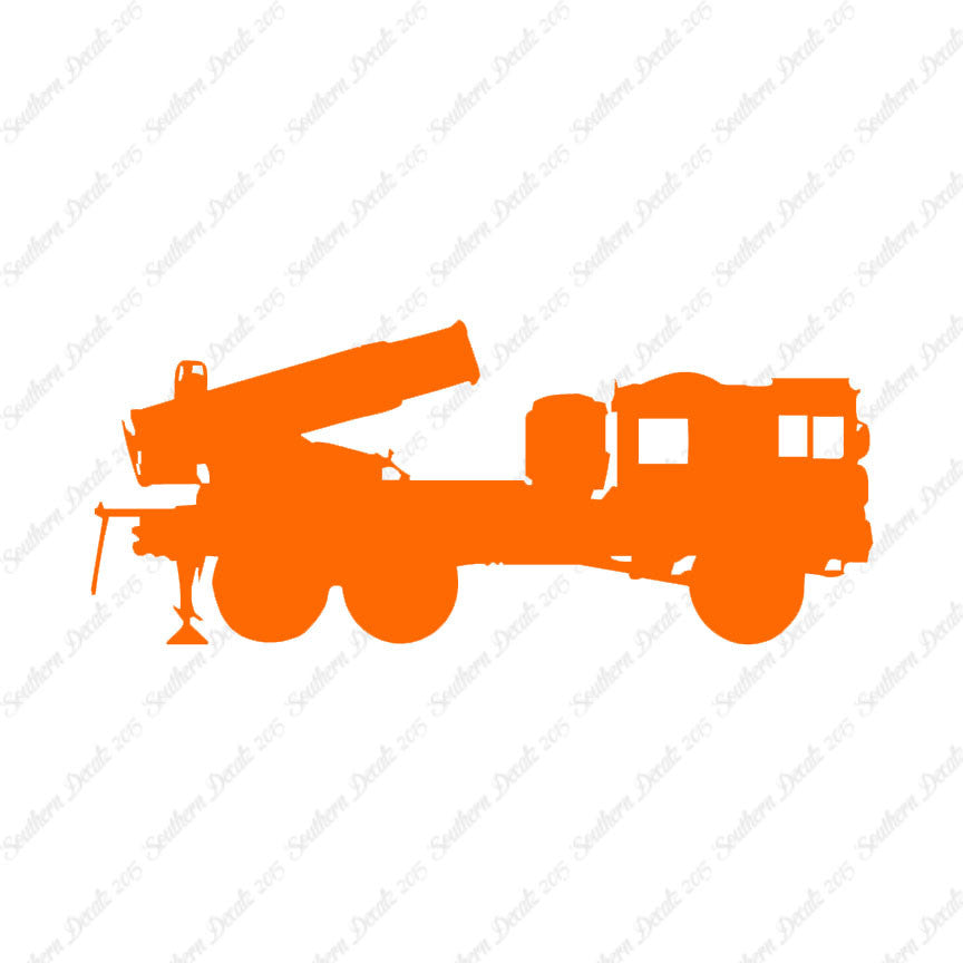 Russian Rocker Launcher Military Truck