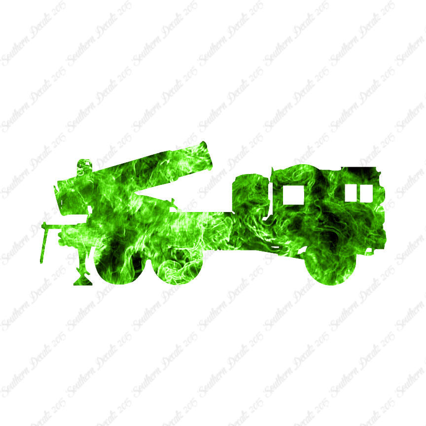 Russian Rocker Launcher Military Truck