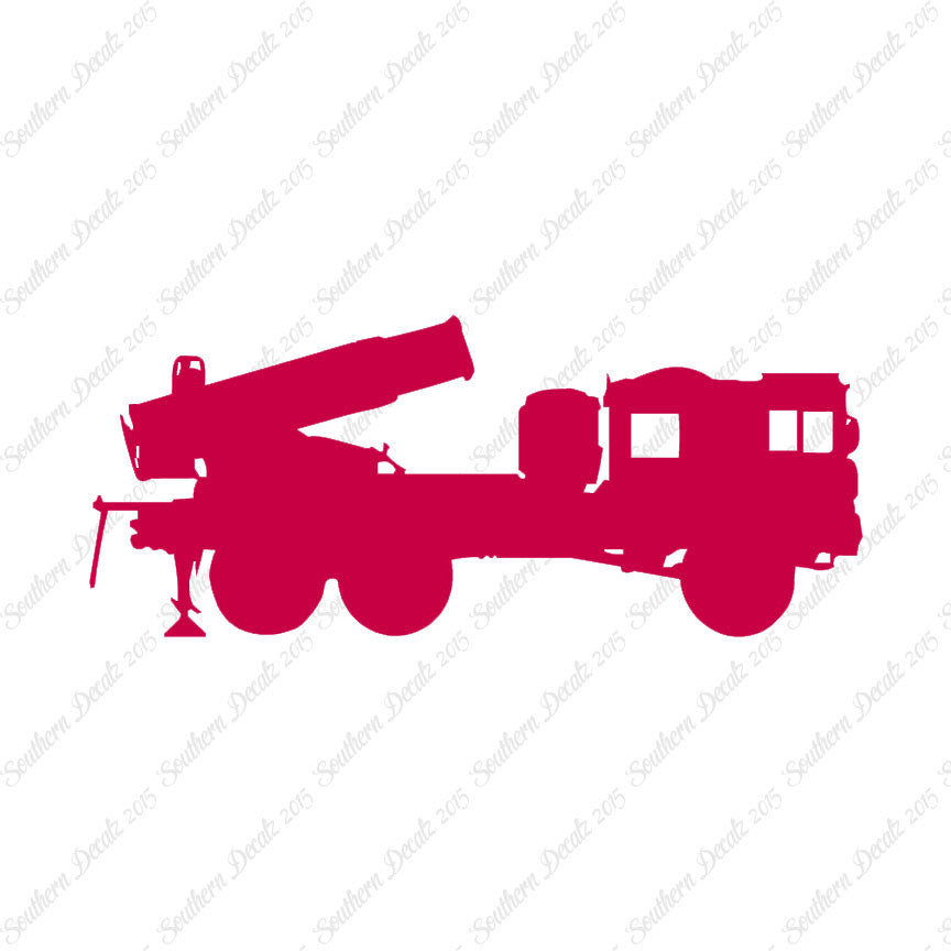 Russian Rocker Launcher Military Truck