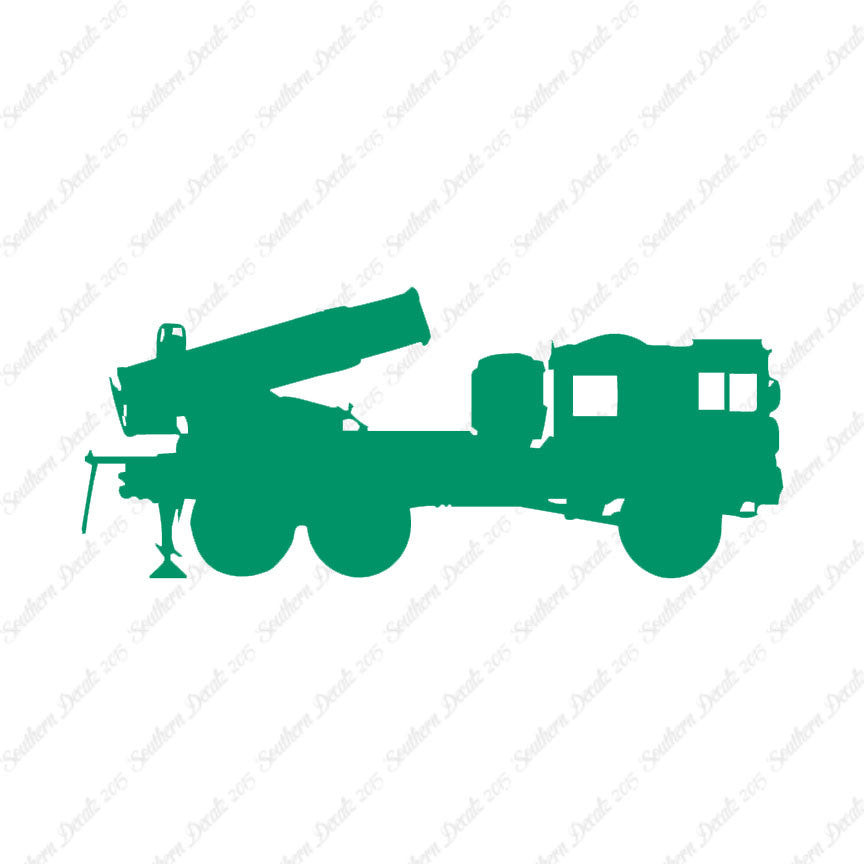 Russian Rocker Launcher Military Truck