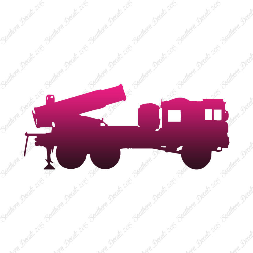 Russian Rocker Launcher Military Truck