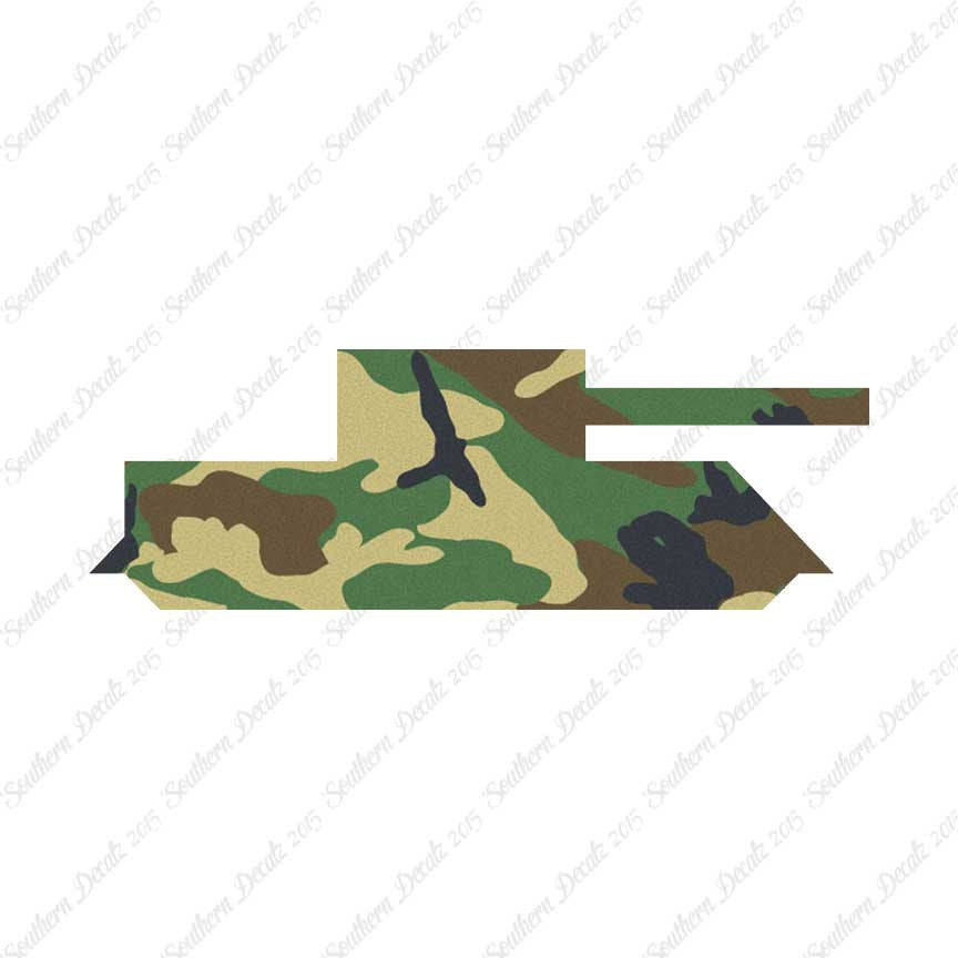 Block Toy Tank Silhouette
