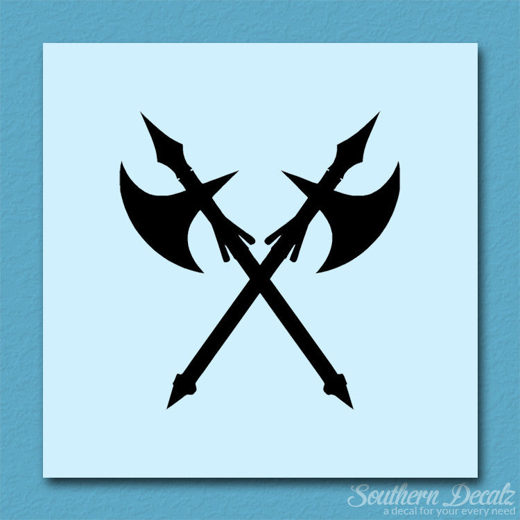 Crossed Battle Axe Ax