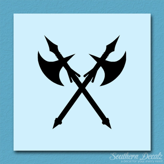 Crossed Battle Axe Ax