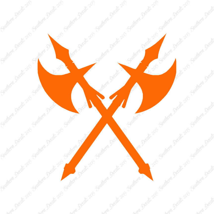 Crossed Battle Axe Ax