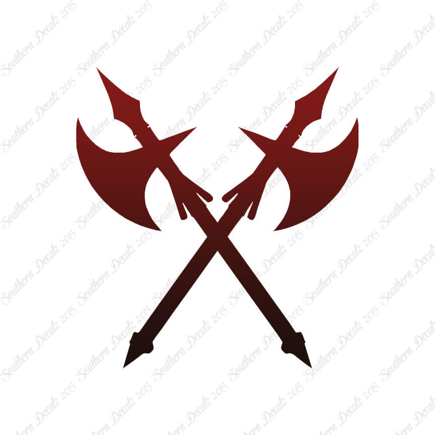 Crossed Battle Axe Ax