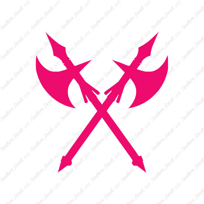 Crossed Battle Axe Ax
