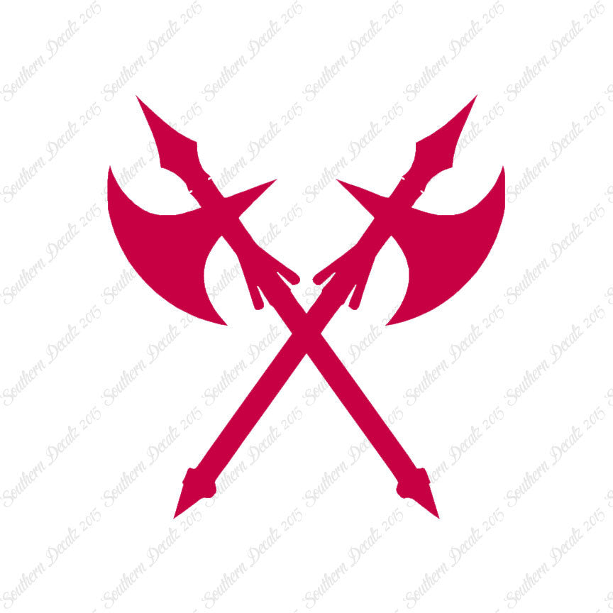 Crossed Battle Axe Ax