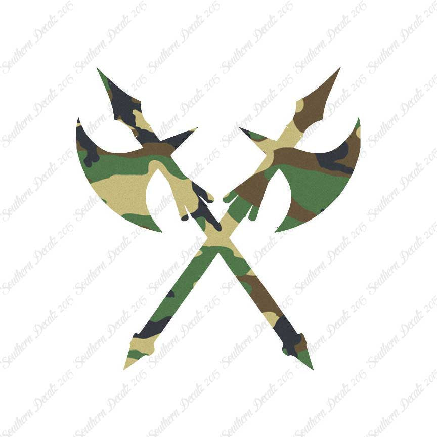 Crossed Battle Axe Ax