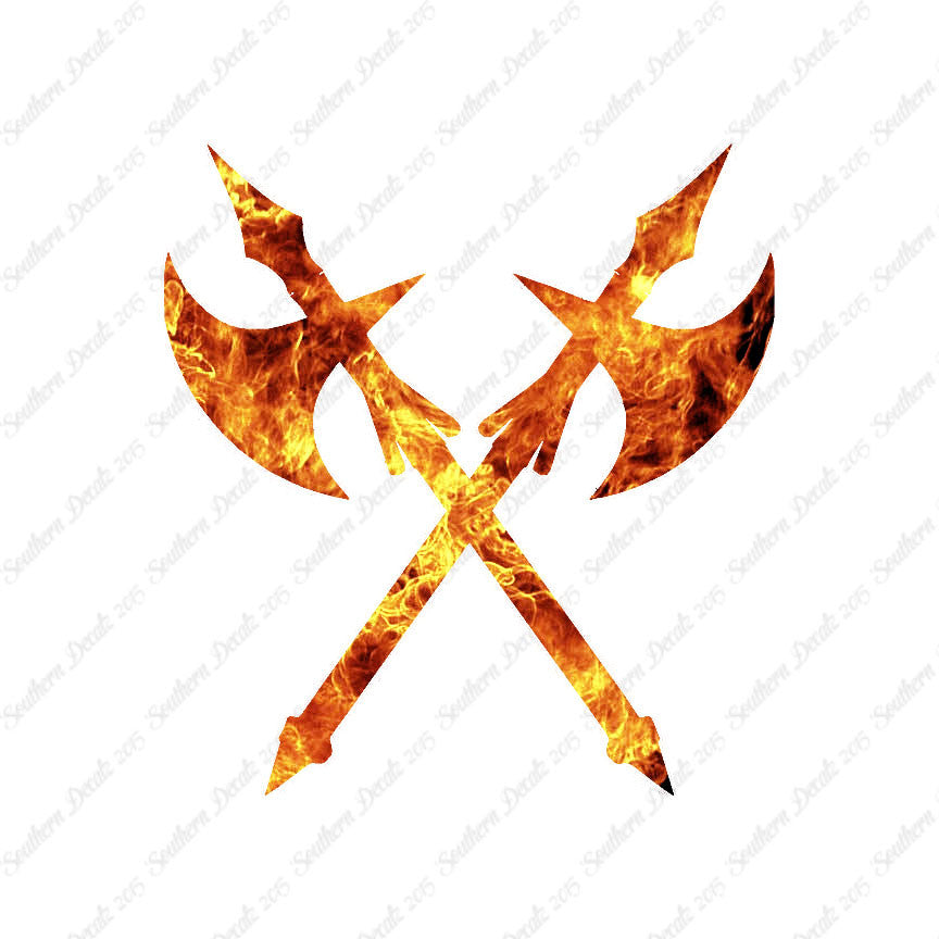 Crossed Battle Axe Ax