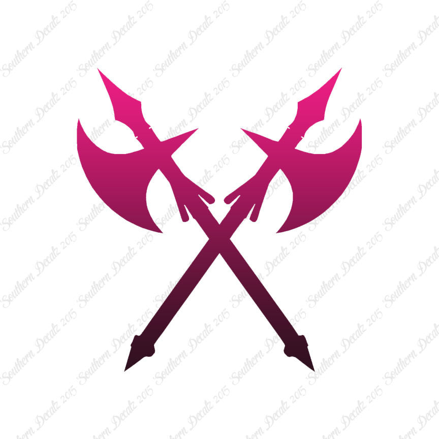 Crossed Battle Axe Ax