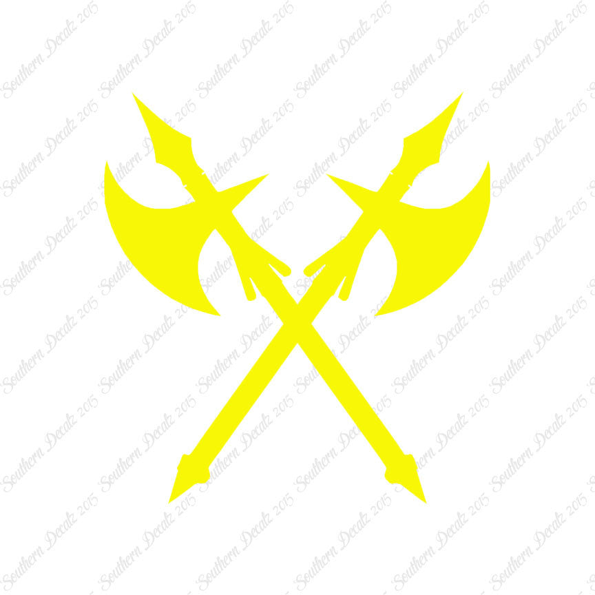 Crossed Battle Axe Ax