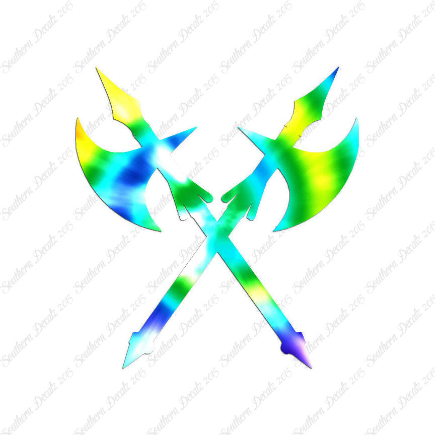 Crossed Battle Axe Ax