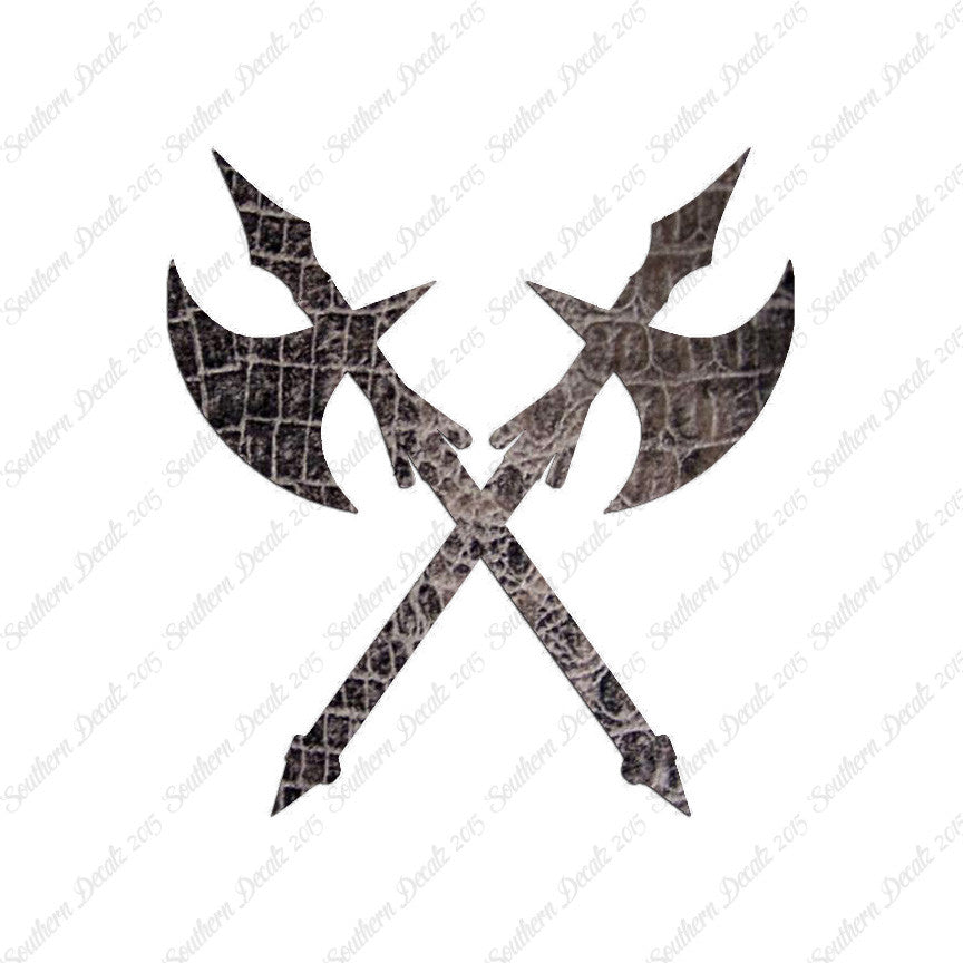Crossed Battle Axe Ax