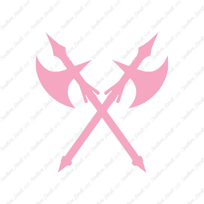 Crossed Battle Axe Ax
