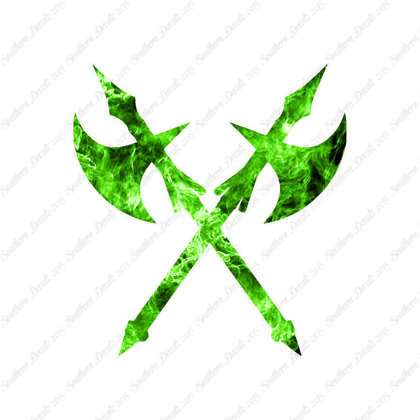 Crossed Battle Axe Ax