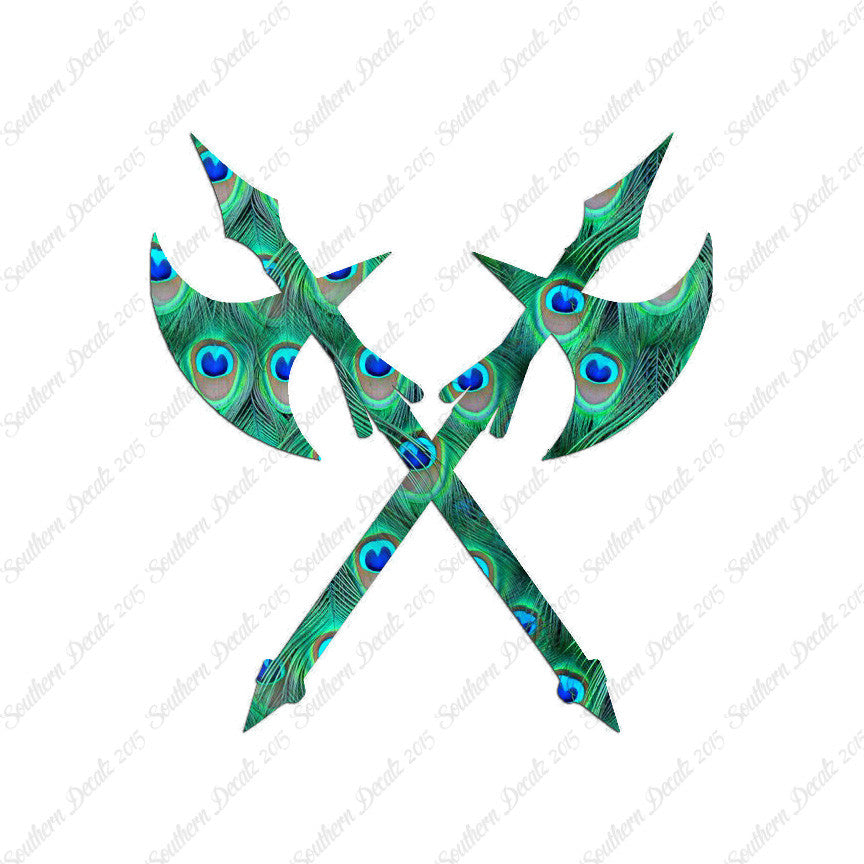 Crossed Battle Axe Ax