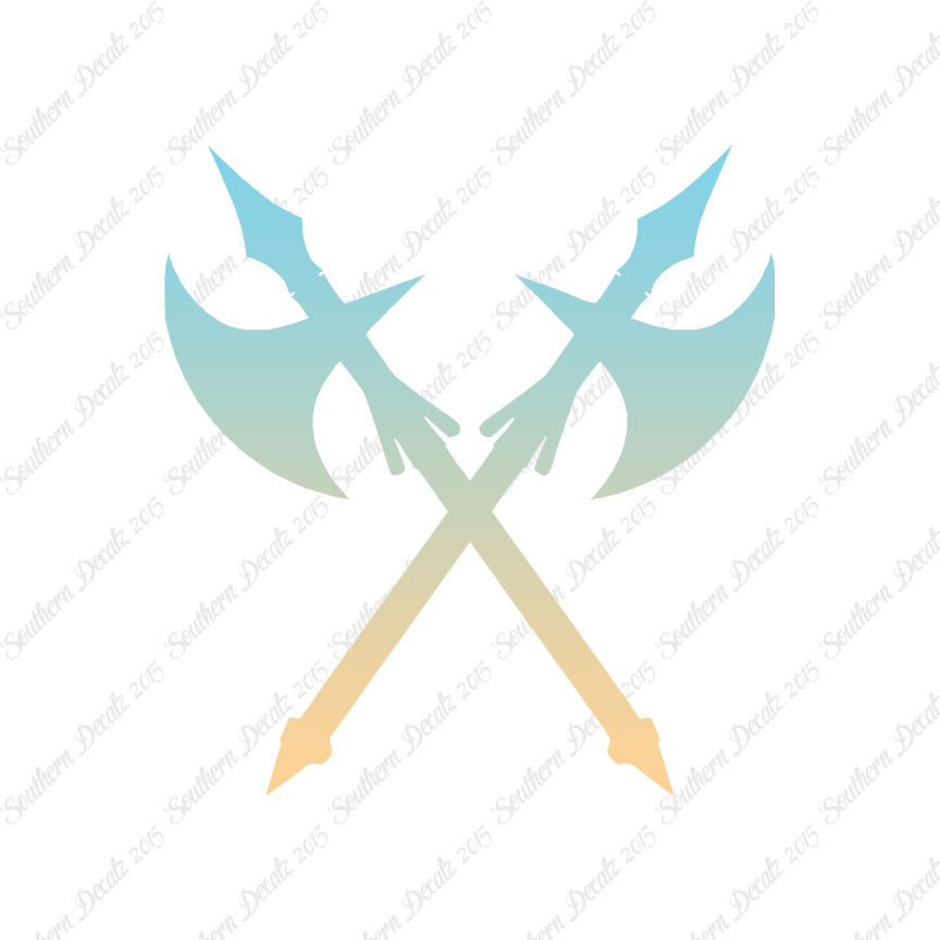 Crossed Battle Axe Ax