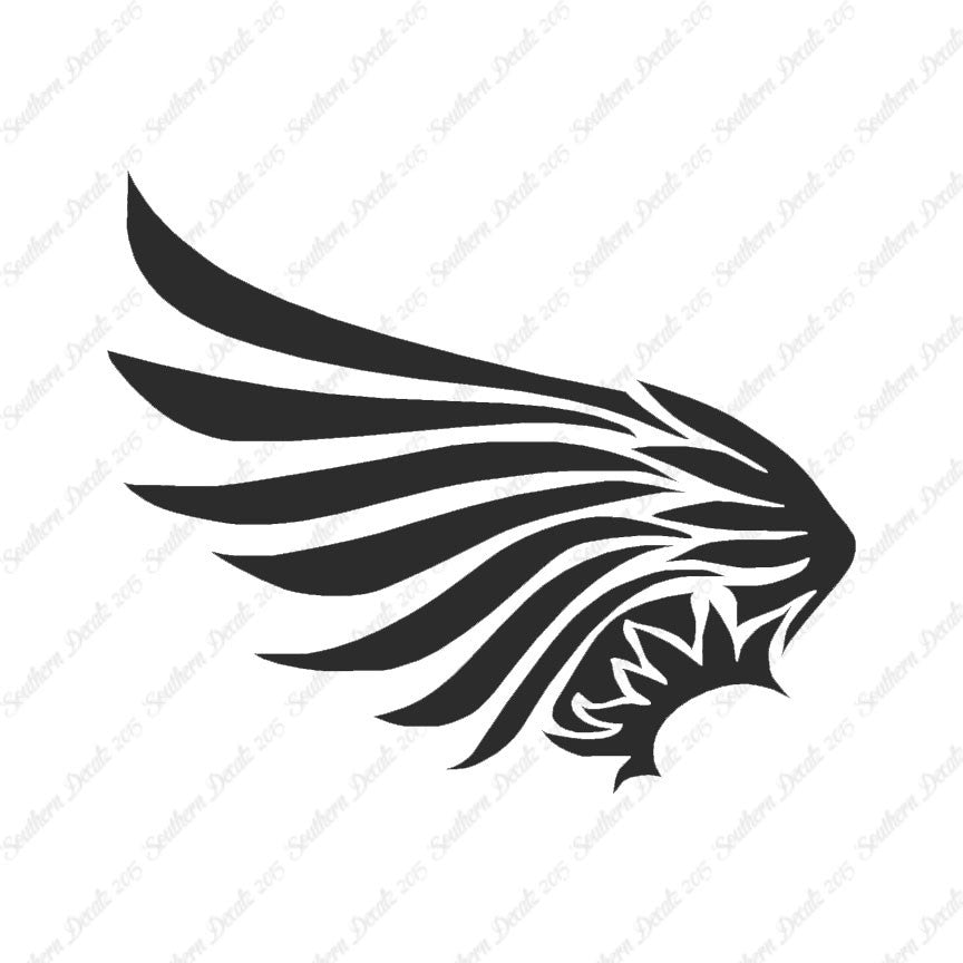 Tribal Angel Bird Wing Art