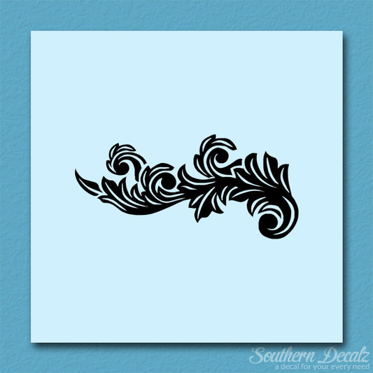 Decorative Flourish Leaf