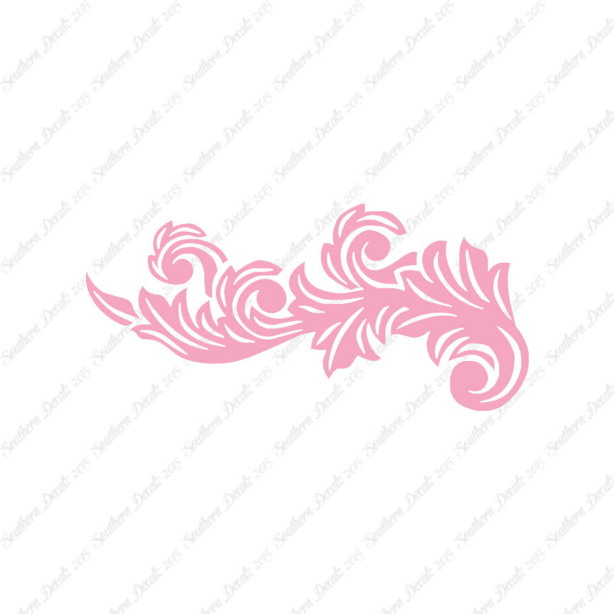 Decorative Flourish Leaf