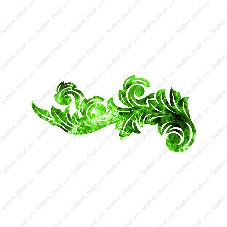 Decorative Flourish Leaf