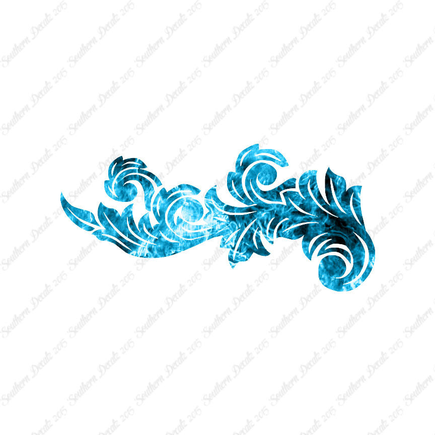 Decorative Flourish Leaf