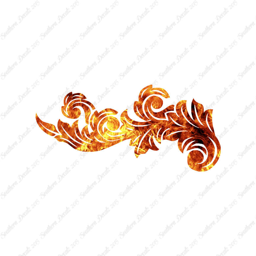 Decorative Flourish Leaf