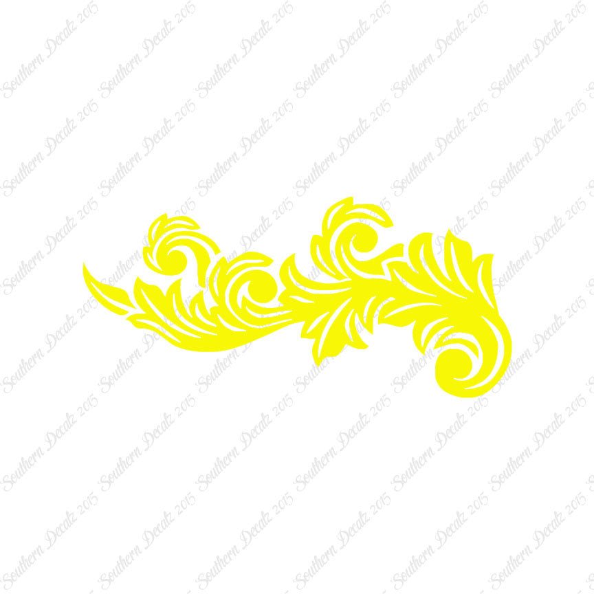 Decorative Flourish Leaf