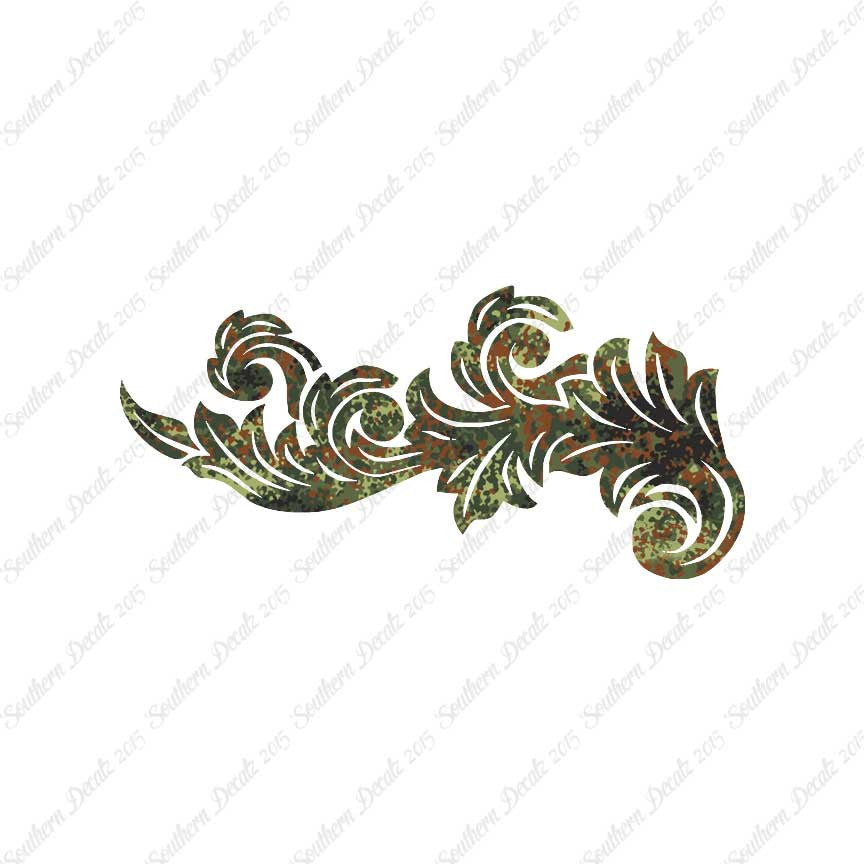 Decorative Flourish Leaf