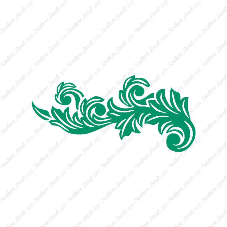 Decorative Flourish Leaf
