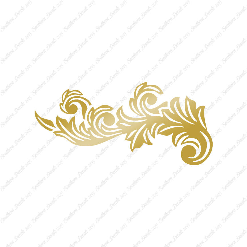 Decorative Flourish Leaf