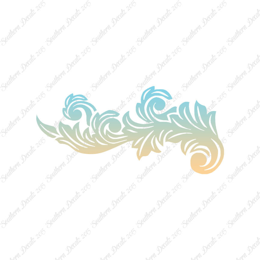 Decorative Flourish Leaf