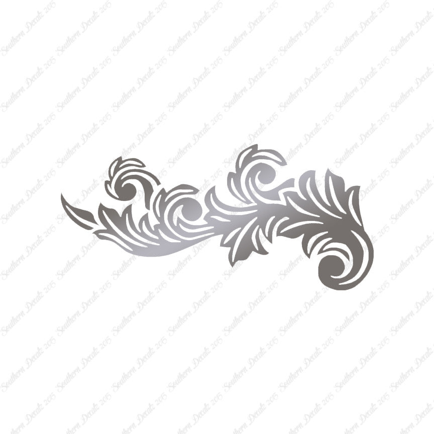 Decorative Flourish Leaf