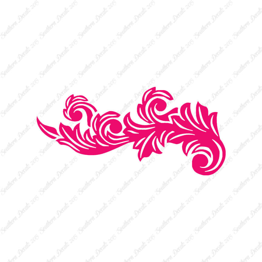 Decorative Flourish Leaf