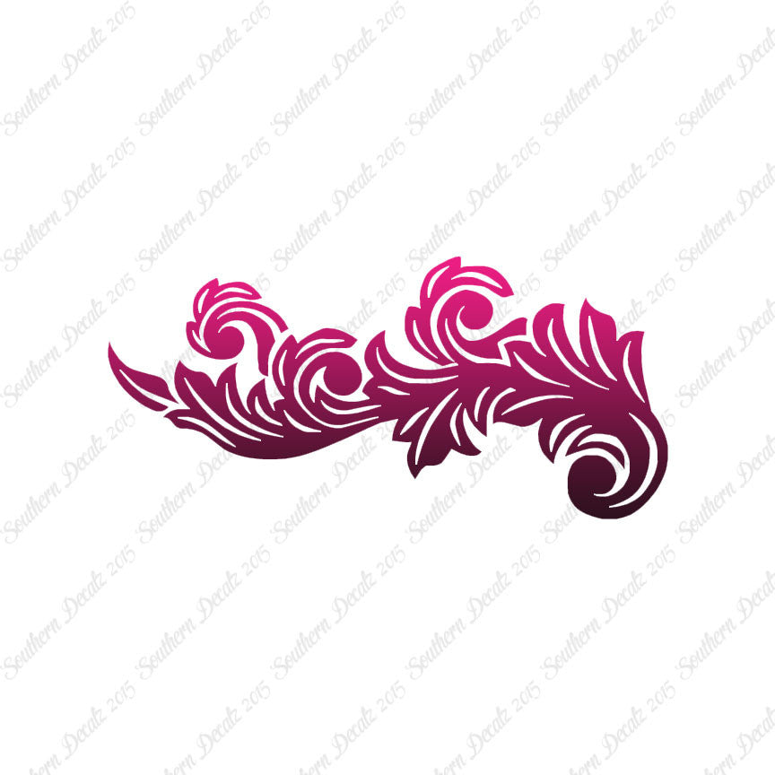 Decorative Flourish Leaf