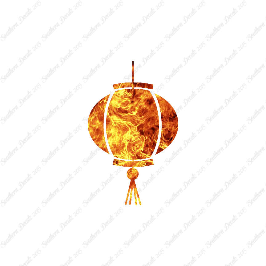 Oriental Lantern Paper Art