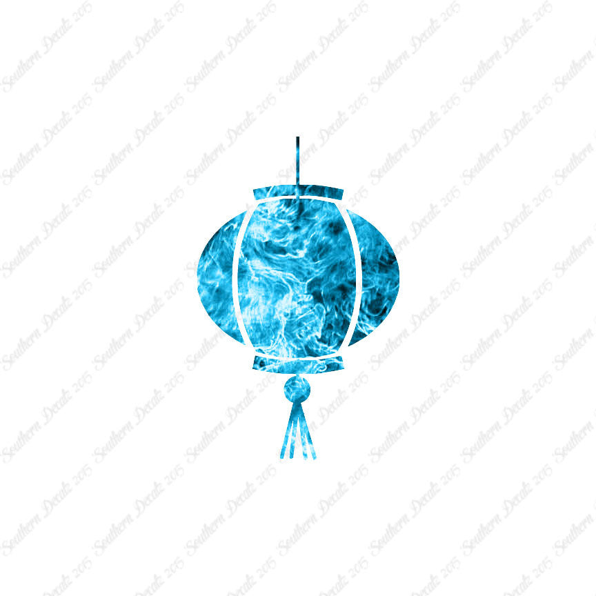 Oriental Lantern Paper Art