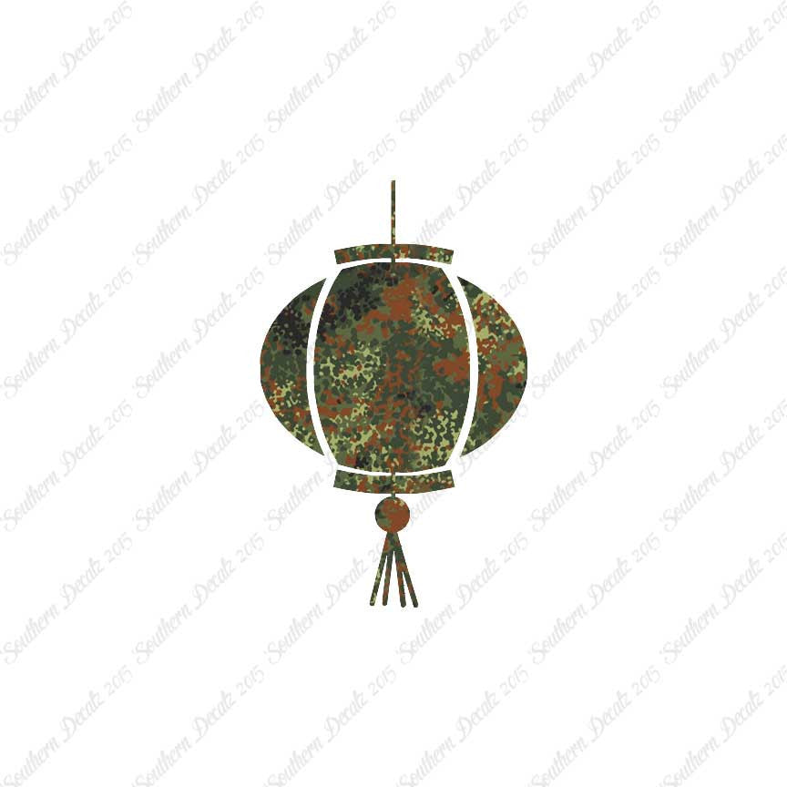 Oriental Lantern Paper Art