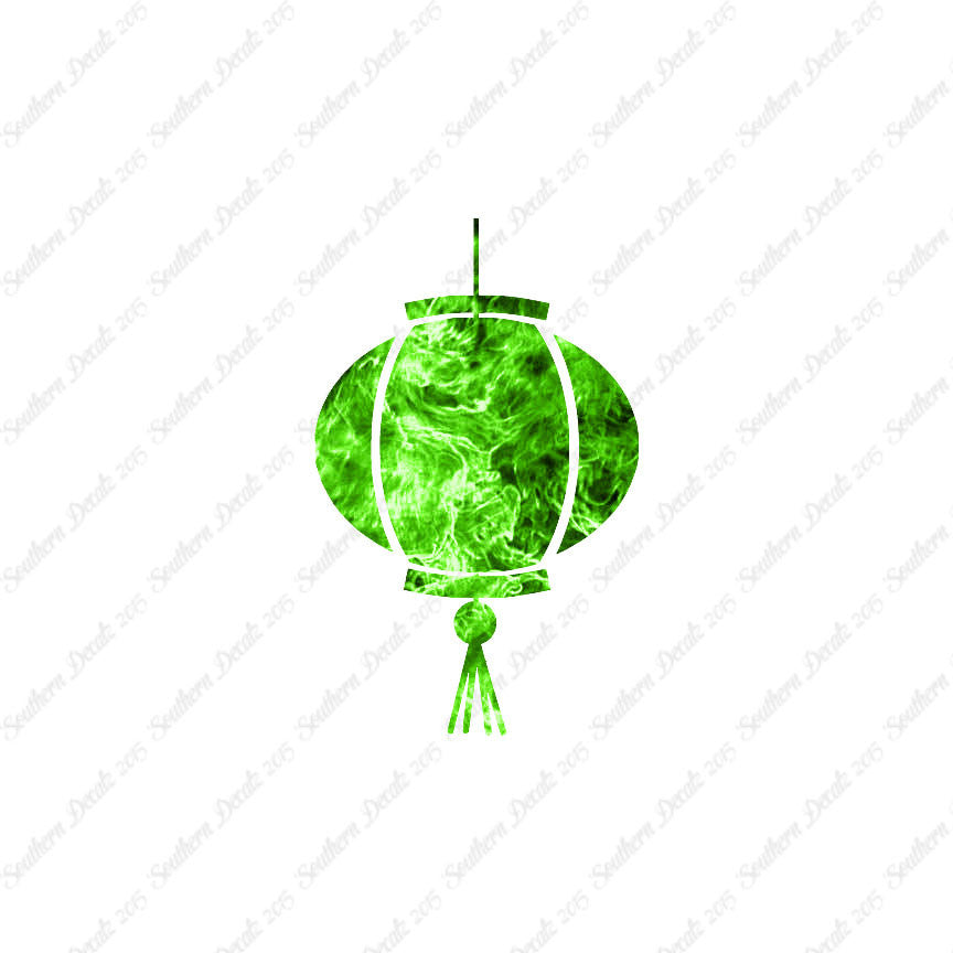 Oriental Lantern Paper Art