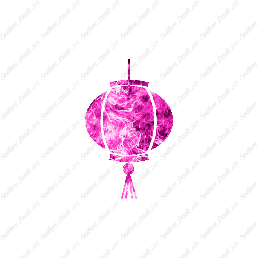 Oriental Lantern Paper Art