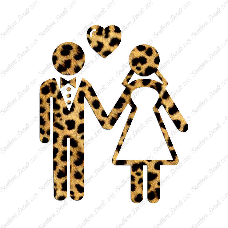 Stick Figure Bride Groom Marriage