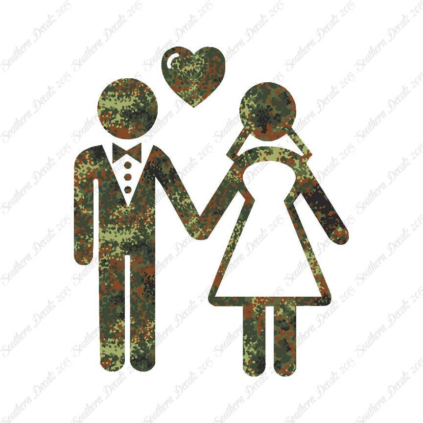 Stick Figure Bride Groom Marriage