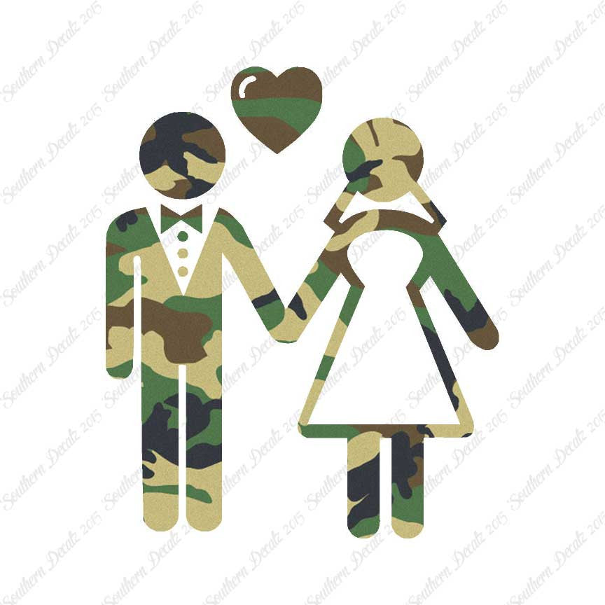 Stick Figure Bride Groom Marriage
