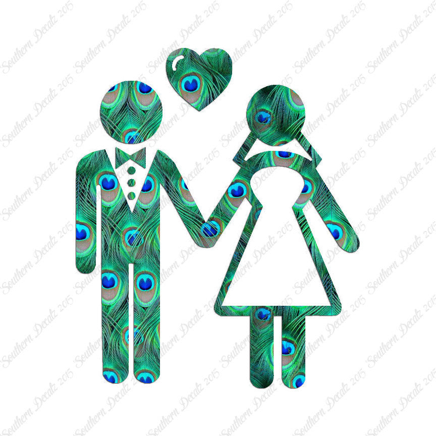 Stick Figure Bride Groom Marriage