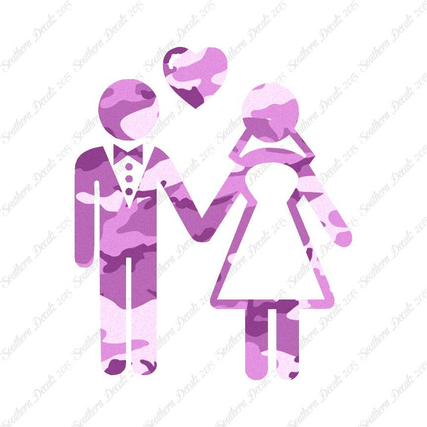 Stick Figure Bride Groom Marriage